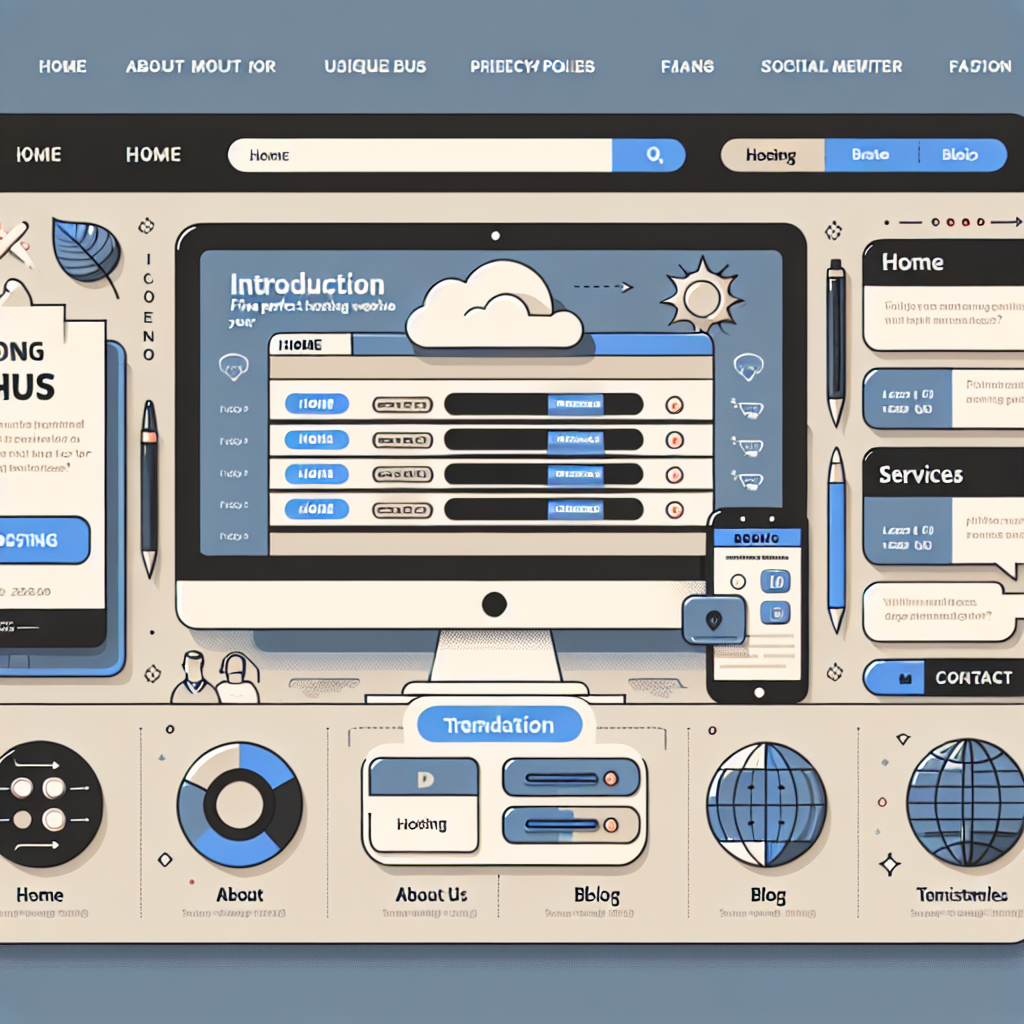 Hosting Website Template: "Finding the Perfect Hosting Website Template for Your Business"