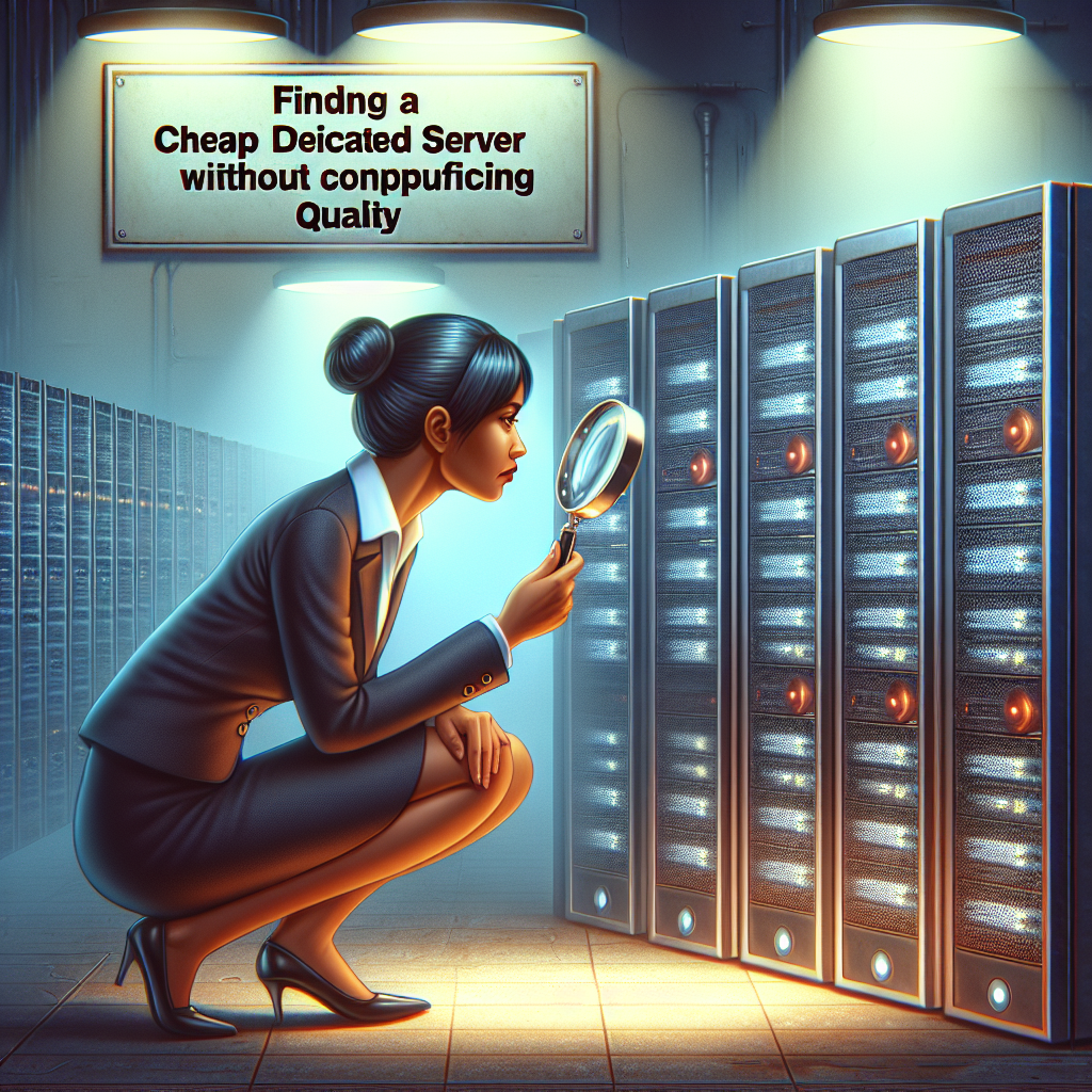 Cheap Dedicated Server: "Finding a Cheap Dedicated Server Without Compromising Quality"