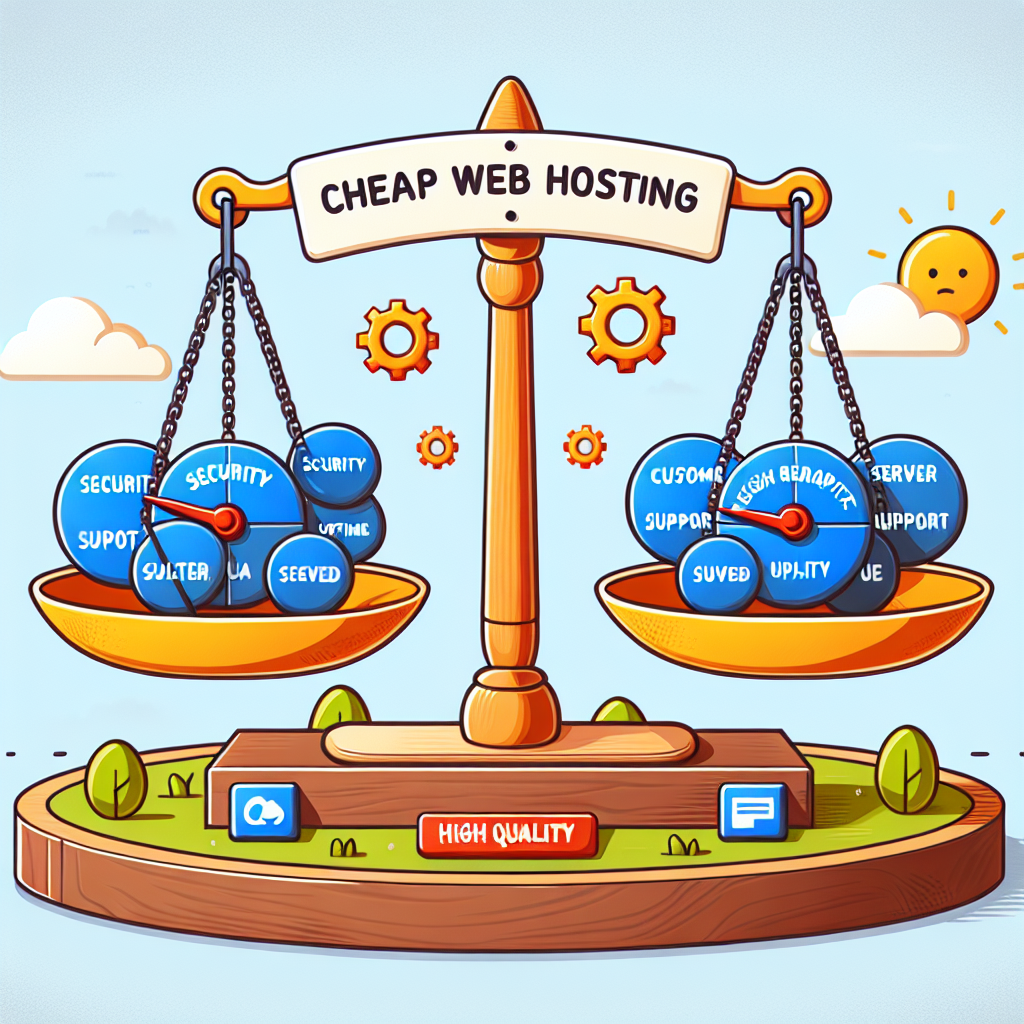 Cheap Web Hosting: "How to Find Cheap Web Hosting Without Sacrificing Quality"