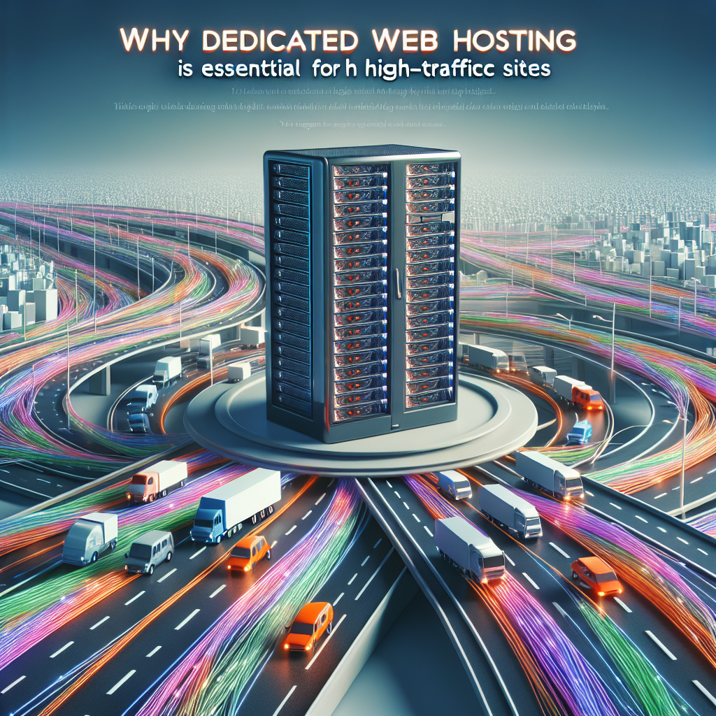 Dedicated Web Hosting: "Why Dedicated Web Hosting is Essential for High-Traffic Sites"