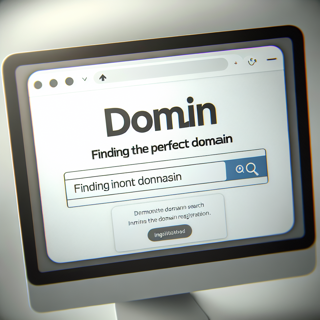 GoDaddy.com Domain Search: "Finding the Perfect Domain with GoDaddy.com Domain Search"